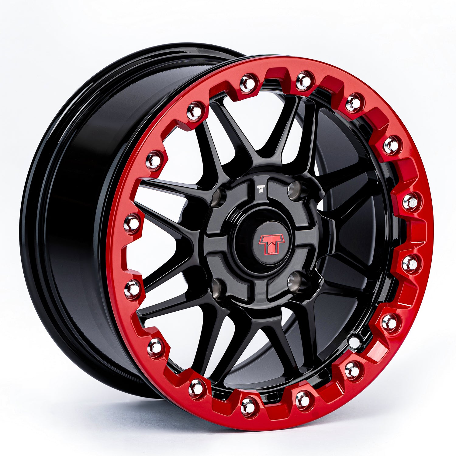 14x7 Ultra-Light Beadlock Wheel Red