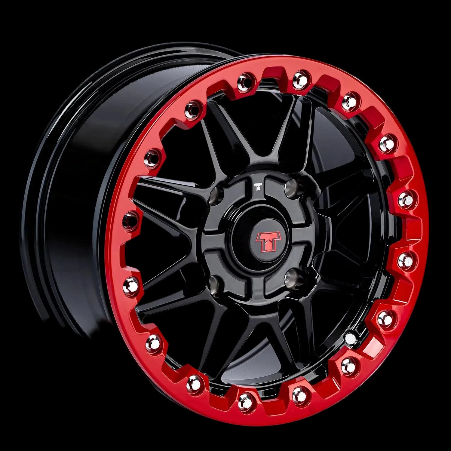 14x7 Ultra-Light Beadlock Wheel Red